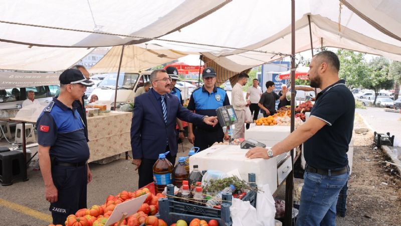 Akdeniz zab�tas�ndan pazarlarda s�k� denetim