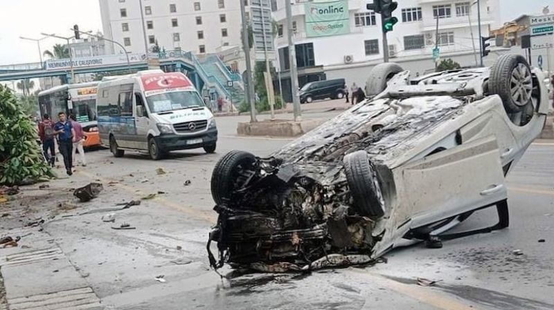 Mersin’de korkun kaza...