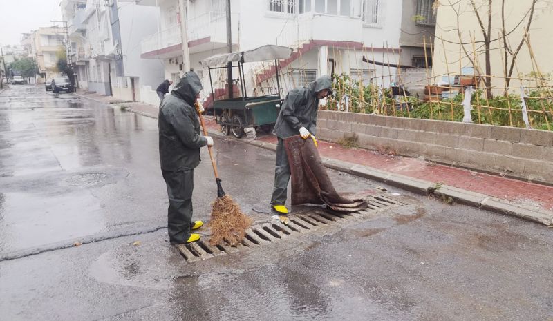 Toroslar, iddetli ya ve sel riskine kar teyakkuzda...