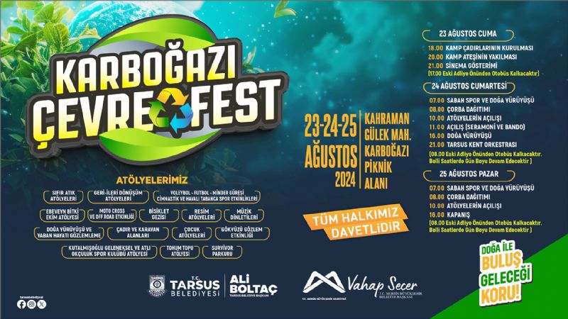 Tarsus Karboaz evre Festivali balyor...