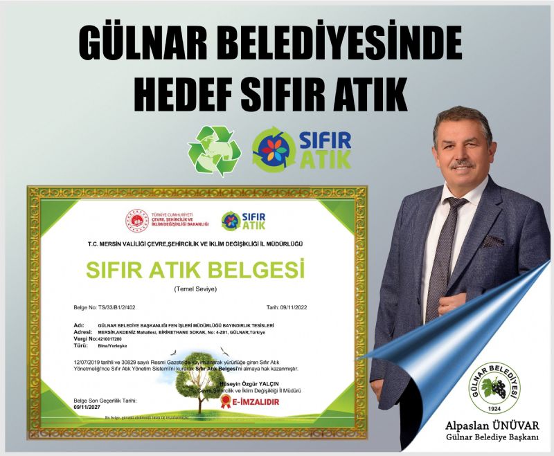 Glnar Belediyesinde hedef sfr atk...