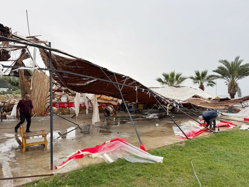 Bozyazy hortum vurdu