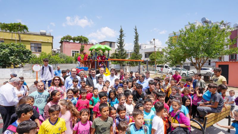 Tarsus Belediyesi ahin Mahallesinde park at...