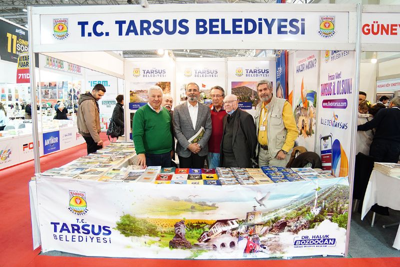 Tarsus Belediyesinin stand, fuarda youn ilgi grd...