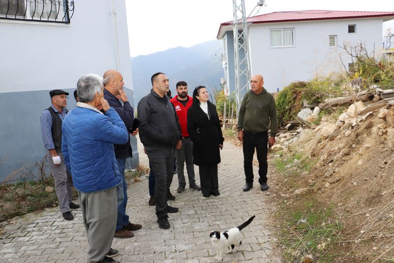 Alada Mahallesinden, Bakan Ylmaz ve ekibine teekkr ...