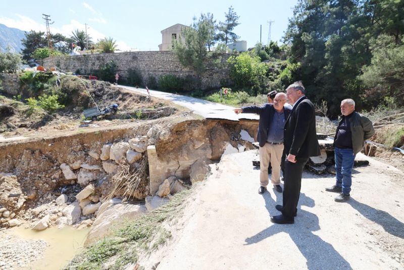 Silifke�de sa�anaktan zarar g�ren alanlar incelendi