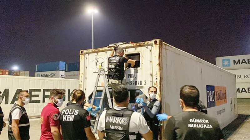 Mersin Liman��nda dev uyu�turucu operasyonu