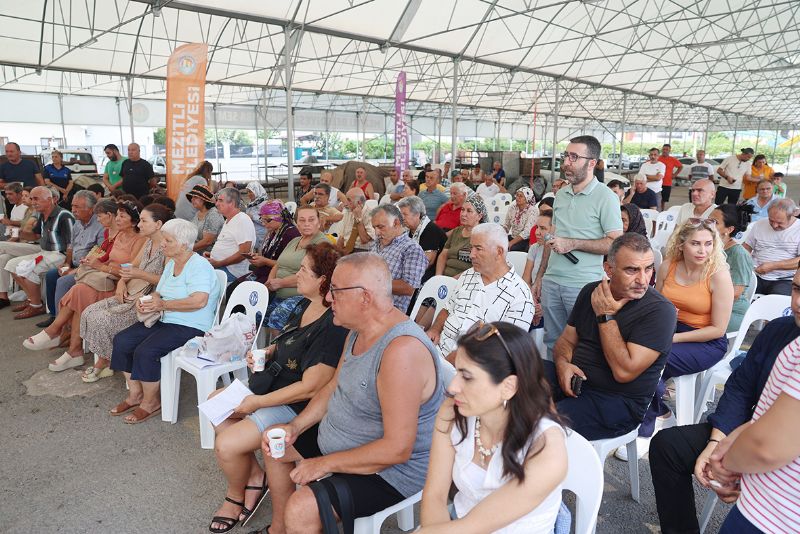 Mezitli Belediyesinin mahalle altaylar tamamland...