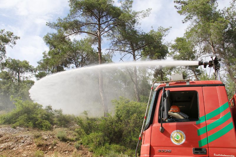 Mersin, orman yangn sezonuna hazr...