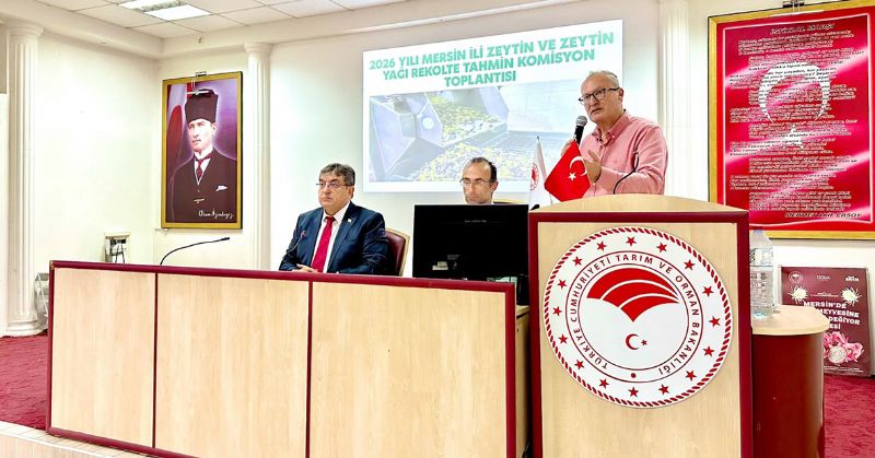 Mersin zeytin ve zeytinya�� rekolte tahminini belirledi