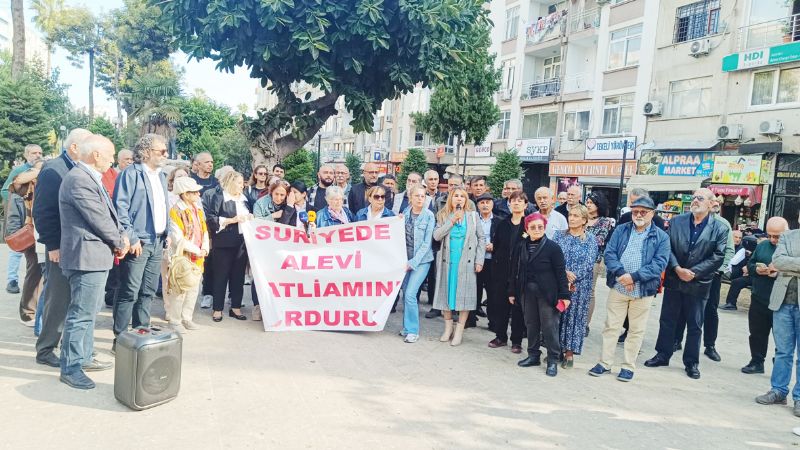 Mersinden, Suriyede Alevilere katliam tepkisi