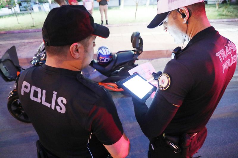Mersinde binlerce motosiklet denetlendi