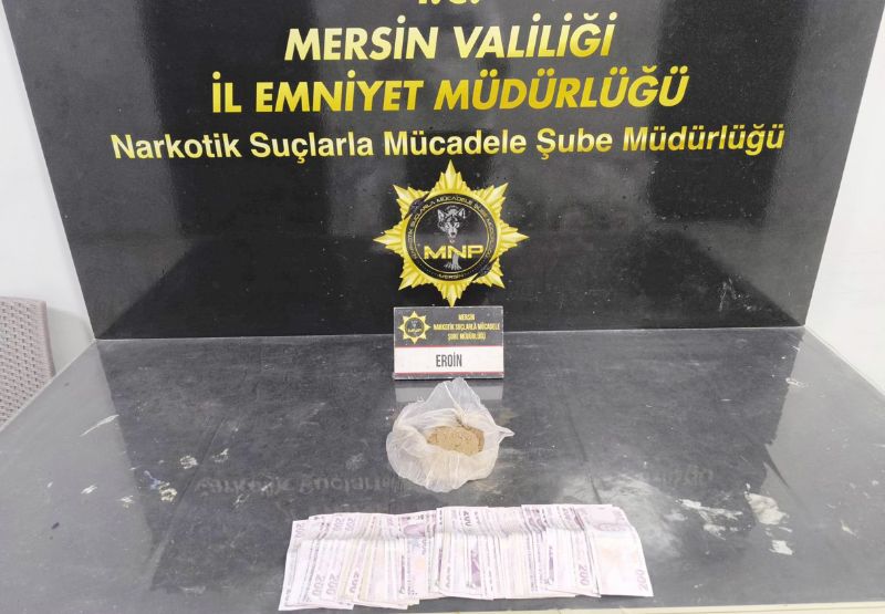 Mersin’de zula eve narkotik bask�n�