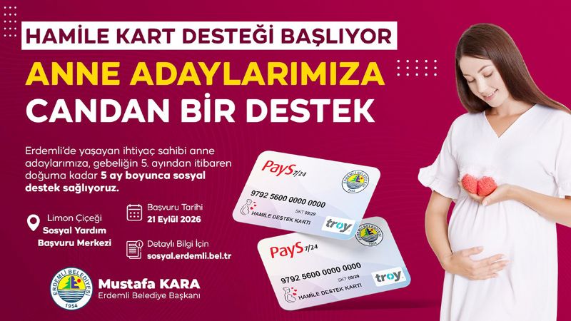 �Hamile Destek Kart�� uygulamas� ba�l�yor