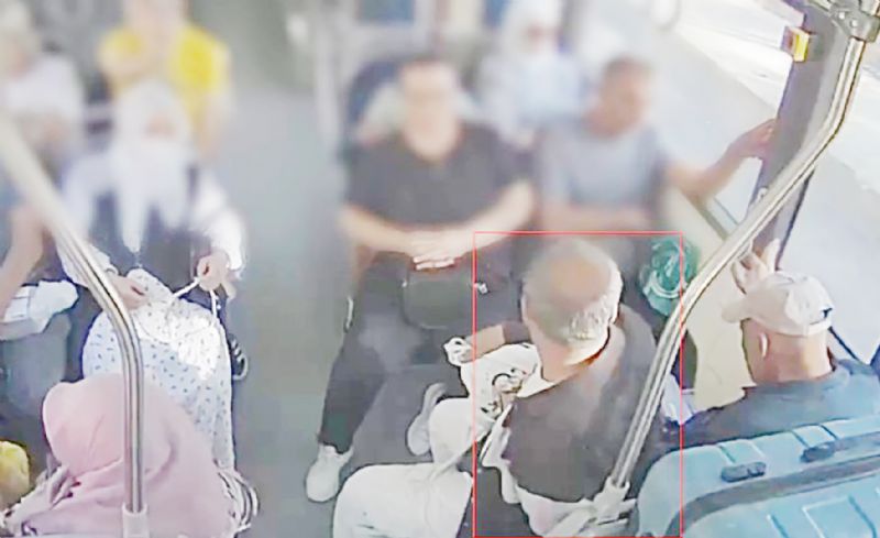 Otobsteki yankesici sust yakaland