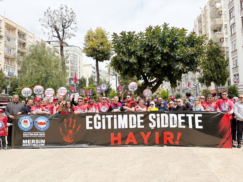 �Okullarda �l�m istemiyoruz!�