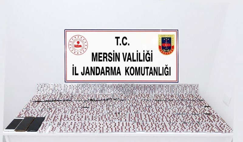 Mersin�de 4 bin 172 adet uyu�turucu hap ele ge�irildi 