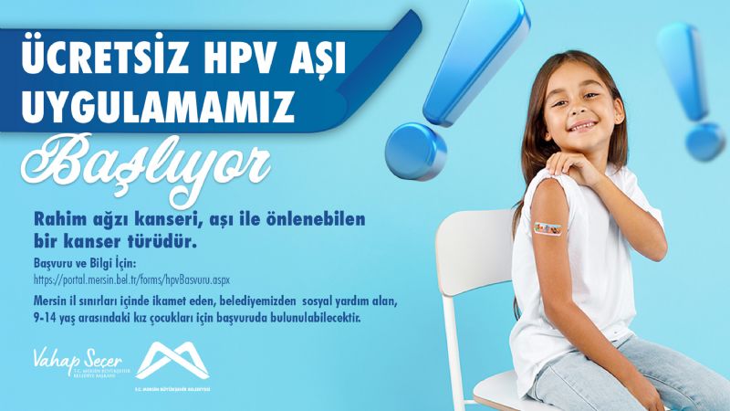 Mersin’den kz ocuklarna  cretsiz HPV a ...