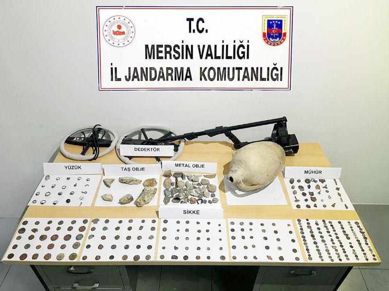 Mersinde tarihi eser operasyonu