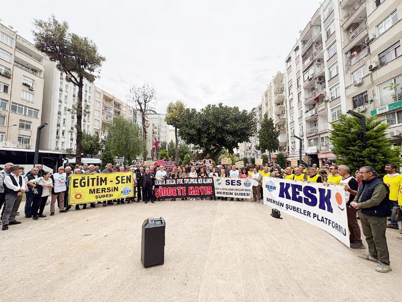 Emek�iler �iddete kar�� i� b�rakt�