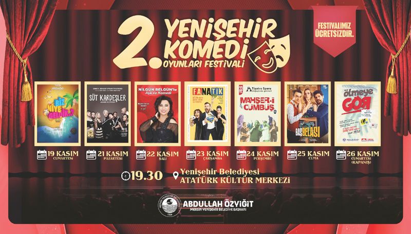 2. Yeniehir Komedi Oyunlar Festivali balyor...