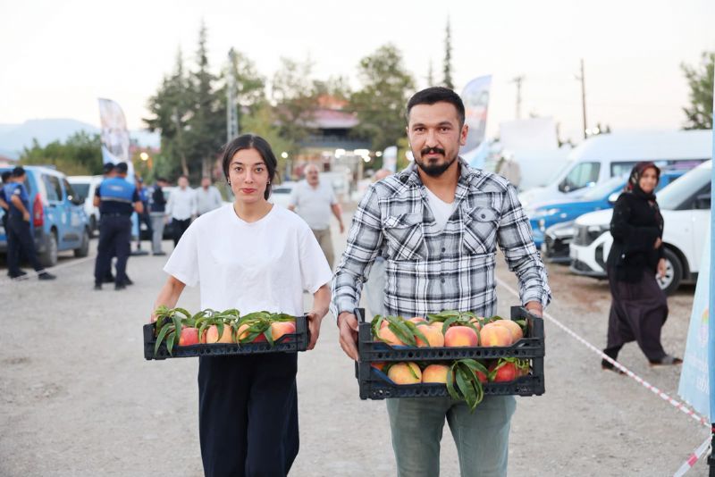 Toroslar�da 2. �eftali hasad� etkinli�i co�kuyla yap�ld� 