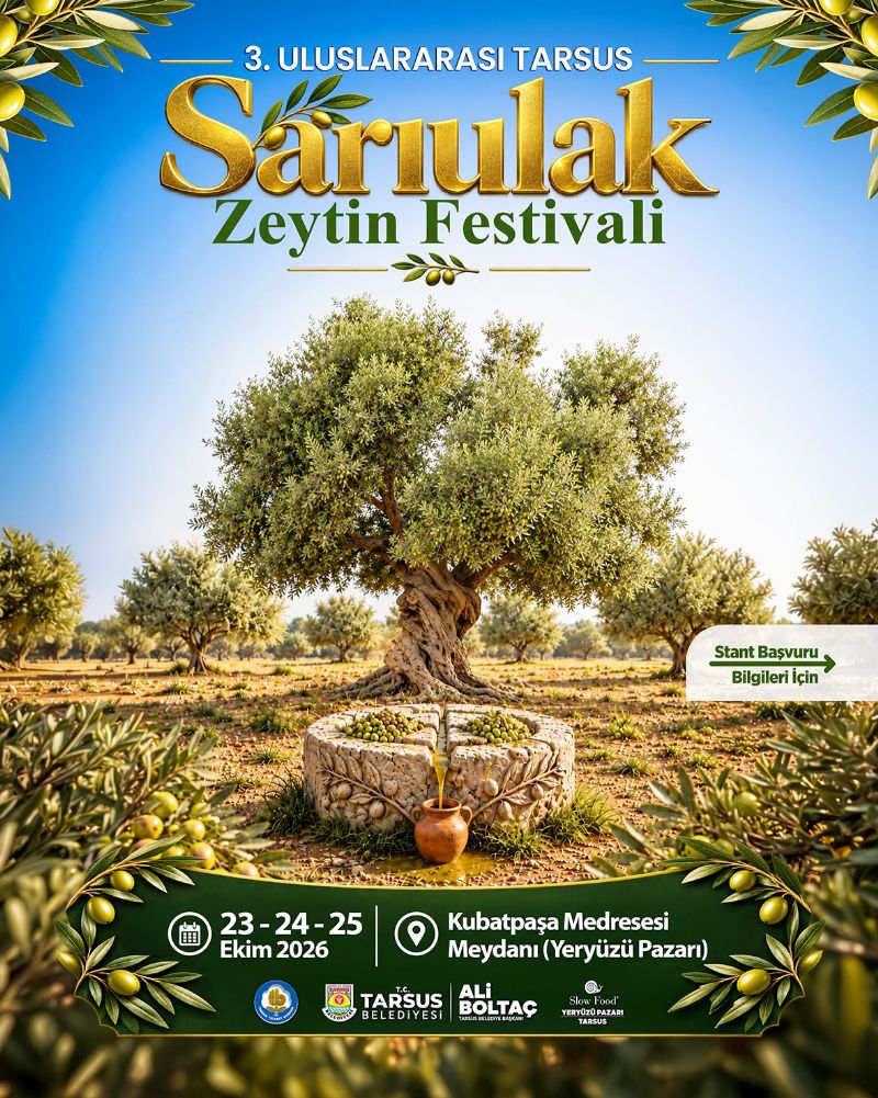 Tarsus Zeytin Festivali i�in geri say�m ba�lad�