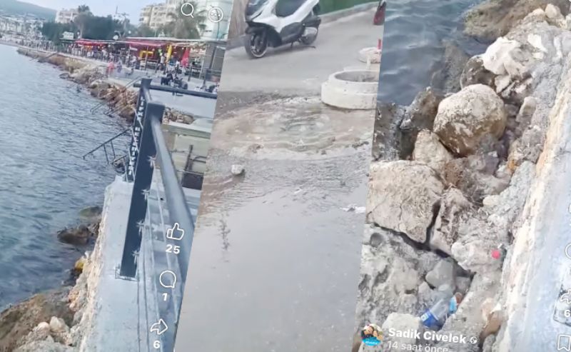 Susano�lu�nda denize  kanalizasyon akt�! 