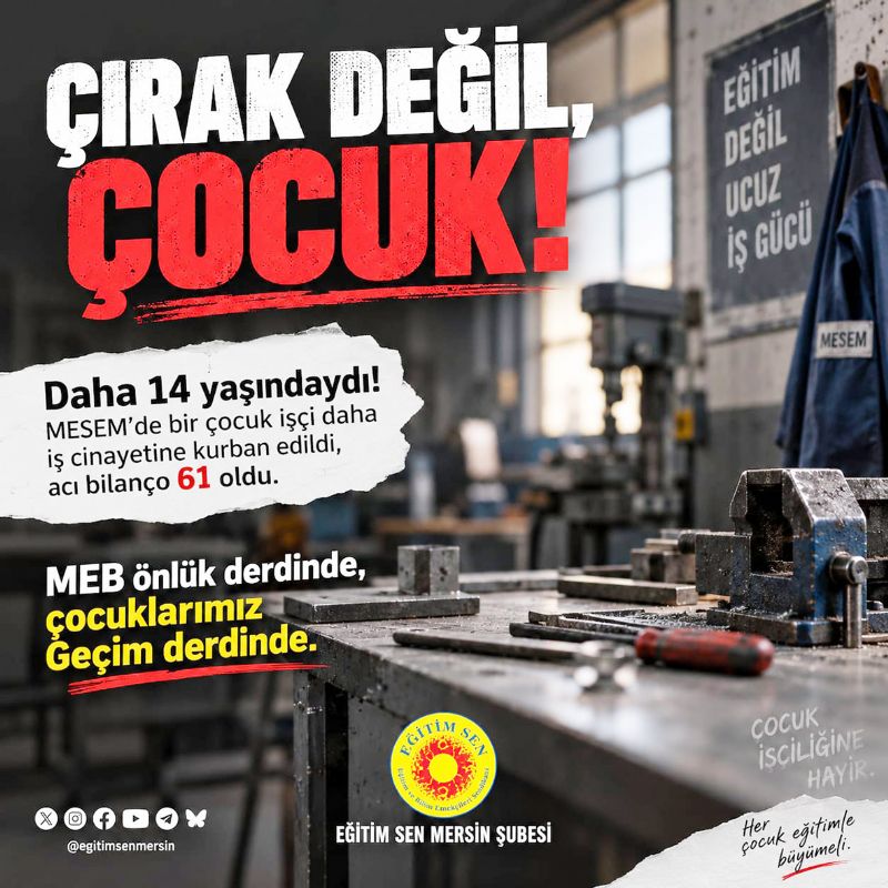 � ��rak de�il, �ocuk!�