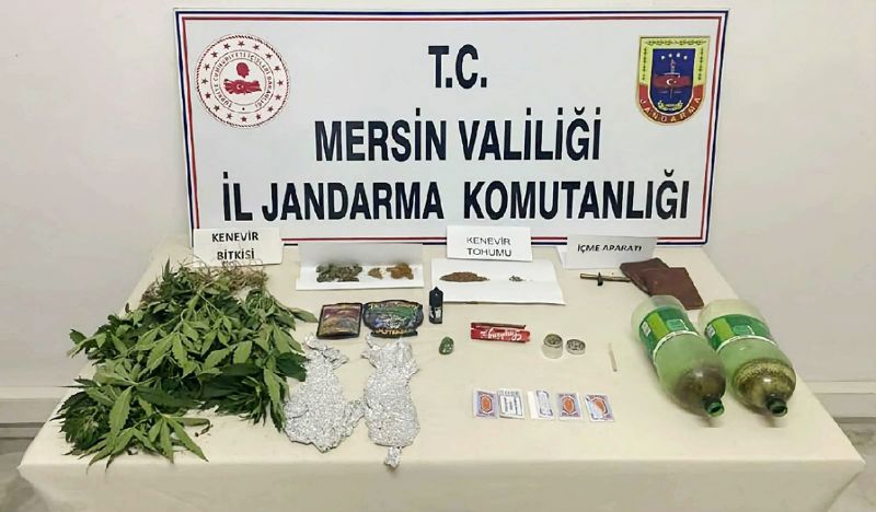 Mersinde uyuturucu operasyonu...