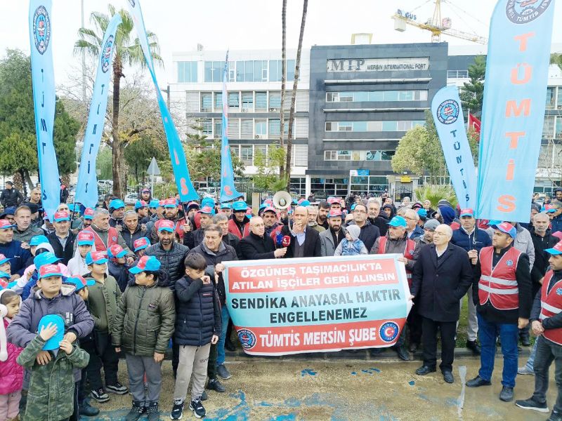 Liman i�leri 159 g�nd�r direniyor 