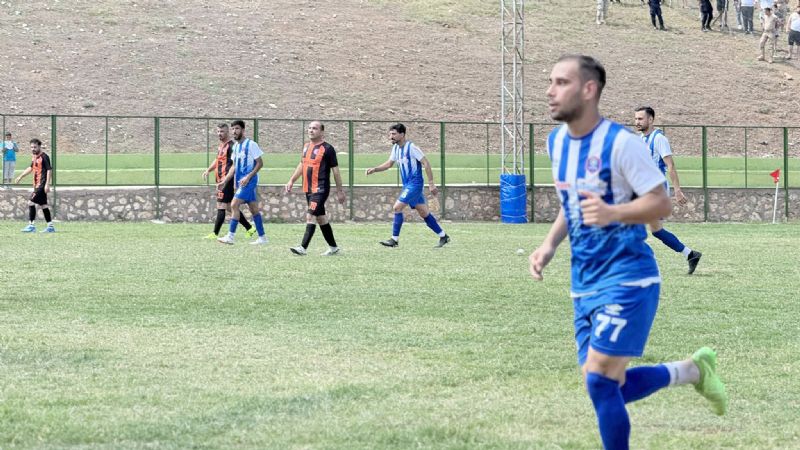 Yaylalarda futbol heyecan dorukta...