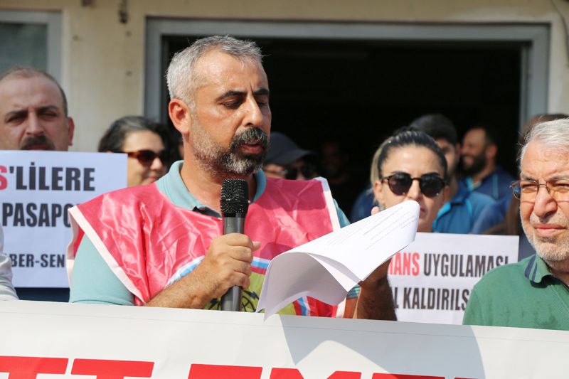 �G�venceli istihdam ve adil ge�i� istiyoruz�