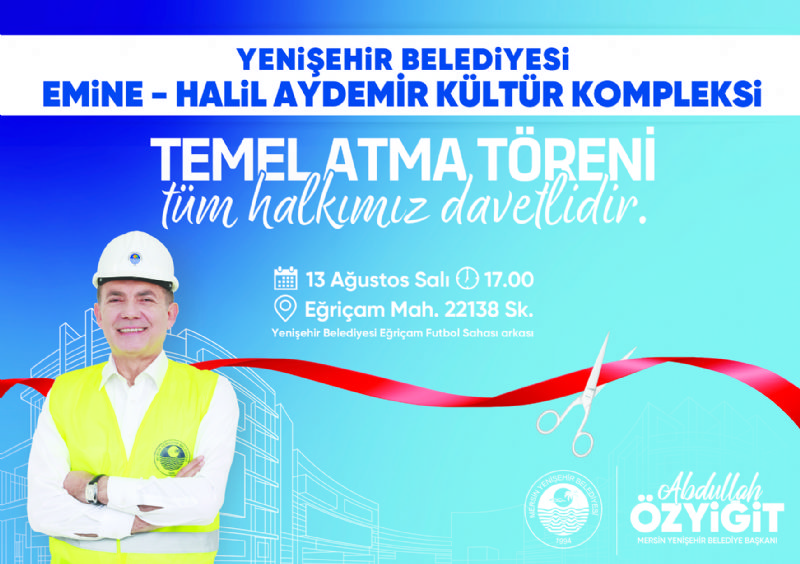 Yeniehir yeni kltr kompleksinin temelini atyor...