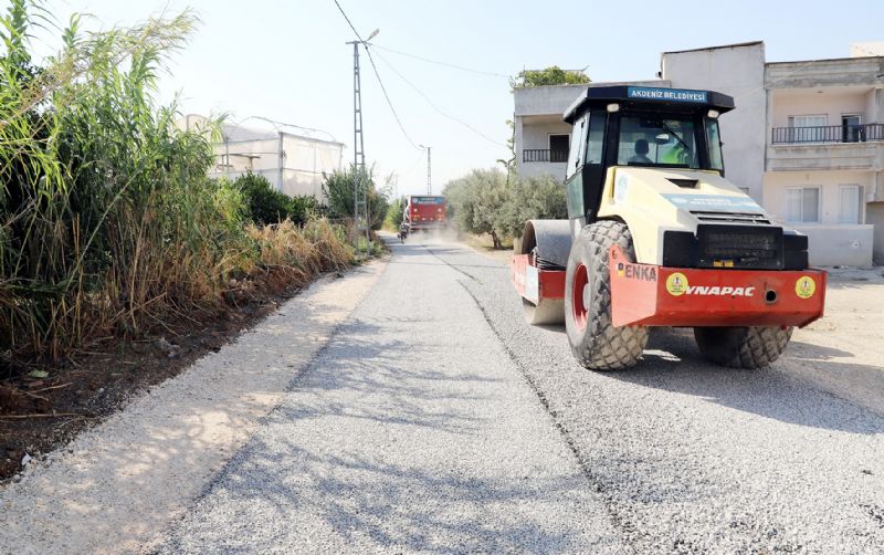 Bekirde Mahallesinin yollar souk asfaltla kapland...