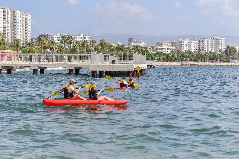 Mersin’deki Su Sporlar Merkezi byk ilgi gryor...