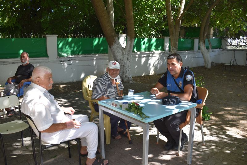 Tarsus polisi huzurevi sakinlerini yalnz brakmyor...