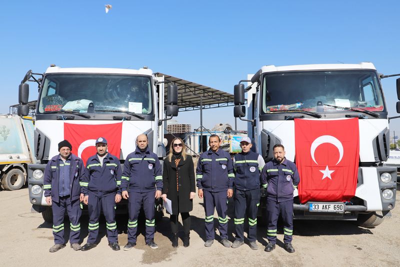 Akdeniz deprem blgesine yardm seferberliini srdryor...