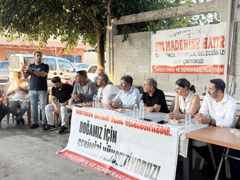 G�nyurdu�nda tuz madeni tepkisi 
