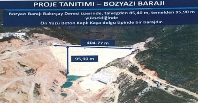 Bozyaz� Baraj��n�n ihalesi s�zle�mesi imzaland�